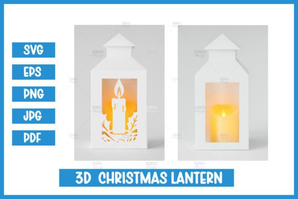 Christmas Lantern Paper Cut Design Review for Real Projects