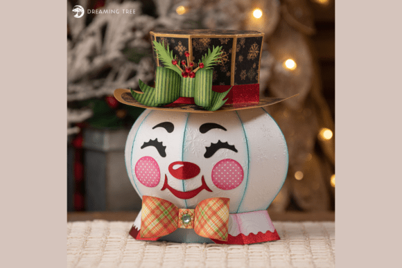 Frosty Gift Box SVG: A 3D Christmas Design Asset for Polished Publishing