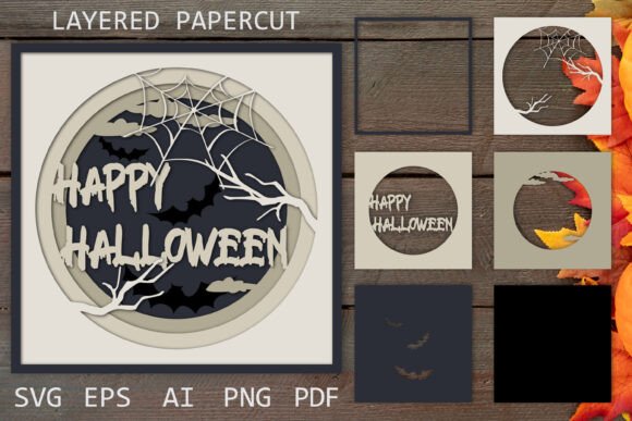 Happy Halloween Graphics for Website and Editorial Design