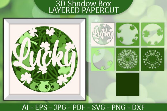 Lucky 3D Shadowbox Layered Papercut Review