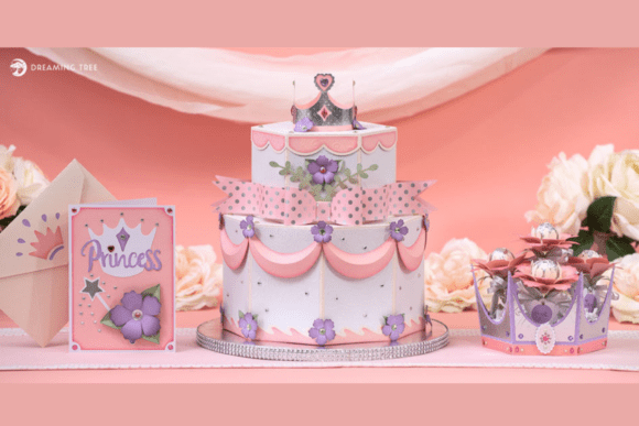 Princess Party 3D SVG: A Royal Design Asset for Birthday Campaigns