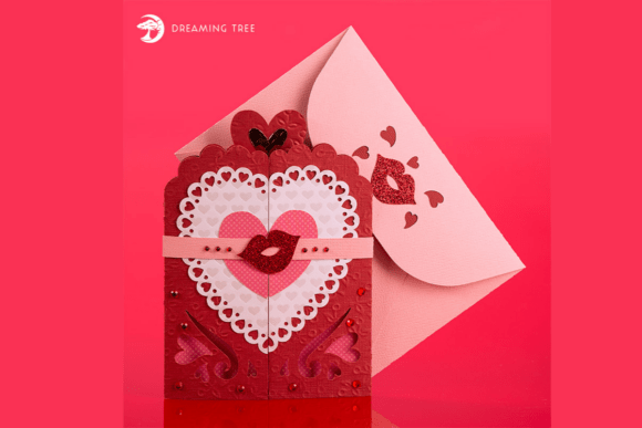 Valentine Gatefold Card SVG Review for Real Projects