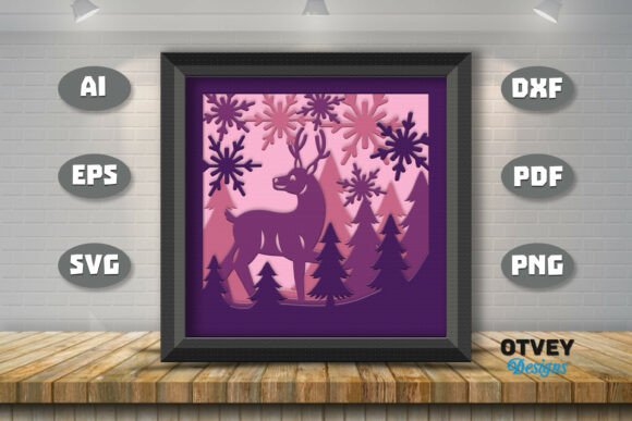 Winter Wonderland 3D Shadowbox Layered Review